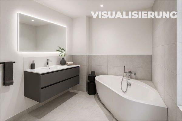 Peter Dondorf Immobilien - Musterbild (KI genergiert) Badezimmer