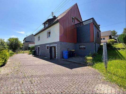 Rückansicht mit Hof