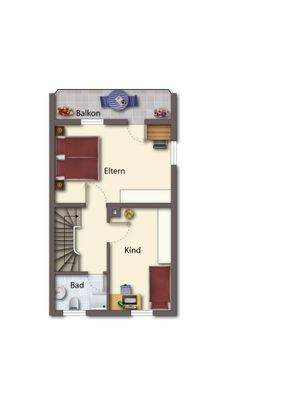 Grundriss Obergeschoss