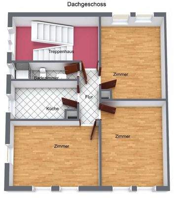 Illustration Dachgeschoss