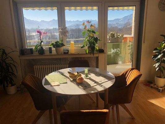 Zimmer mit Bergblick und  Balkon 