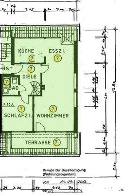 Grundriss untere Etage