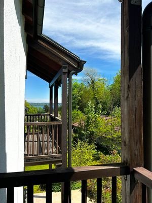 Ausblick Balkon