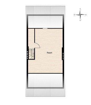 Spitzboden (Grundriss nicht maßstabsgerecht)