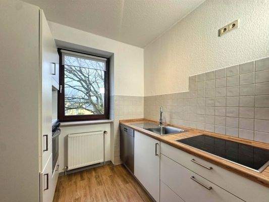 Küche mit Blick nach Außen