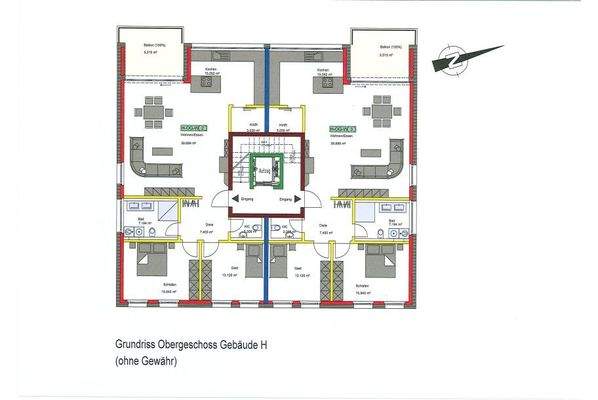 Grundriss-Darstellung 1. OG  (ohne Gewähr)