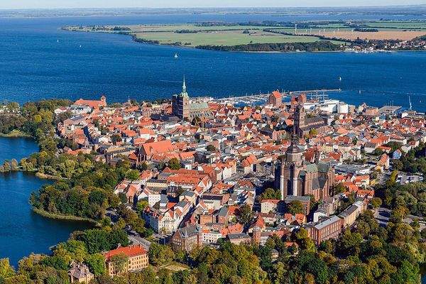 Luftbild Altstadt Stralsund