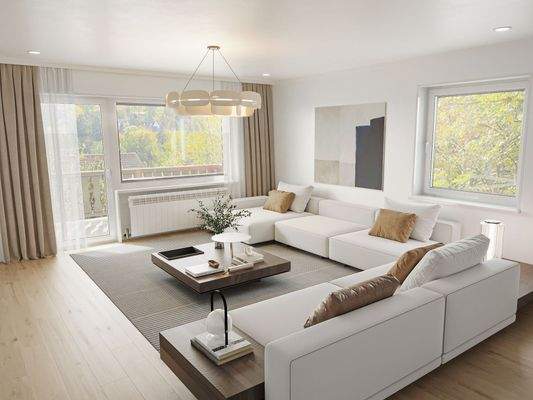 Visualisierung Wohnbereich EG