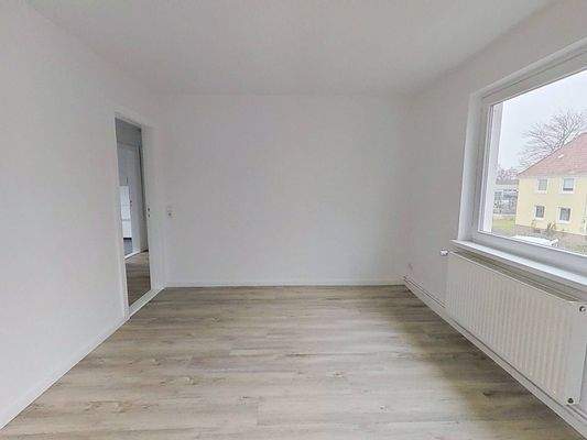 Ansicht II: Wohn- und Esszimmer