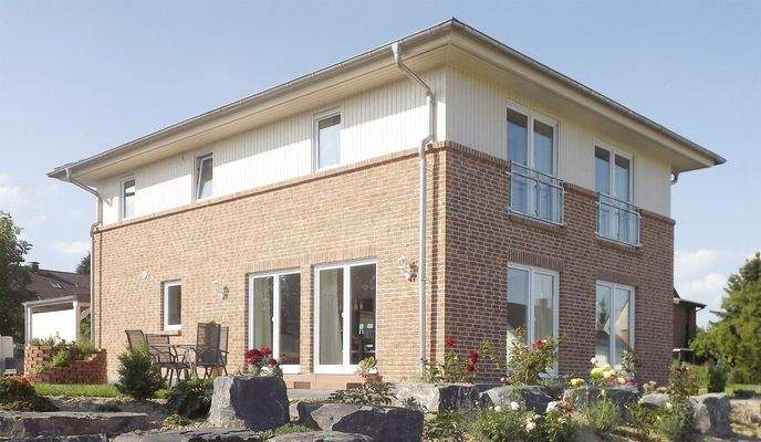 Ansicht Mischfassade