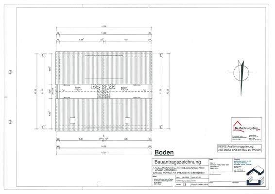 Grundriss Spitzboden