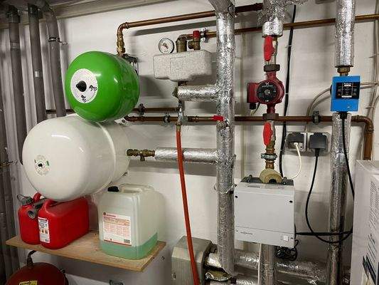 gepflegte Heizungsanlage 