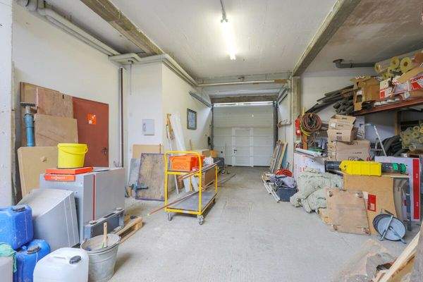 Überdachter Innenhof