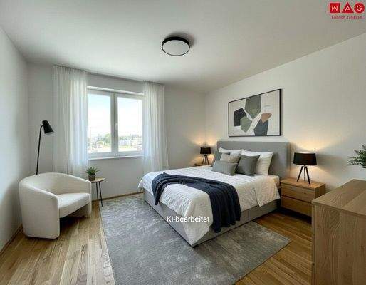 Möblierungsvorschlag Schlafzimmer KI generiert