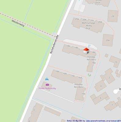 Ruhige Lage auf der südwestlichen Inselseite