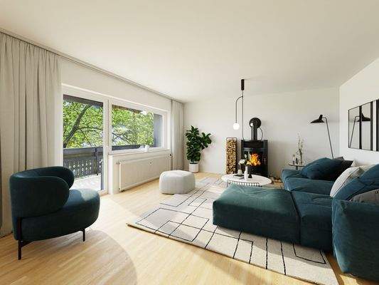 Visualisierung Wohnen Essen EG 