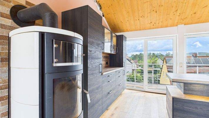 Kamin im Wohn/Essbereich