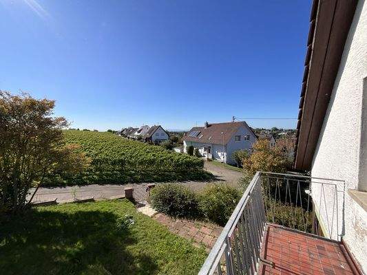 Blick vom Balkon nach Süd-West