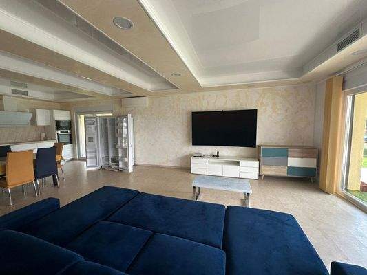 Spanndecken+4fach Deckenlampen