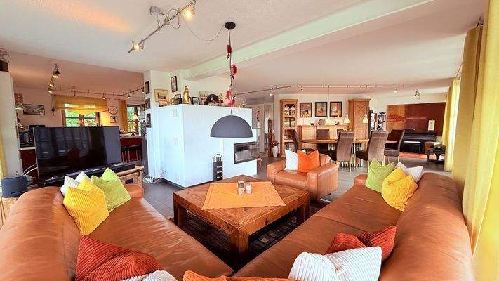 Blick zum Wohnbereich