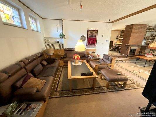 gemütliche Sitzecke im Wohnzimmer