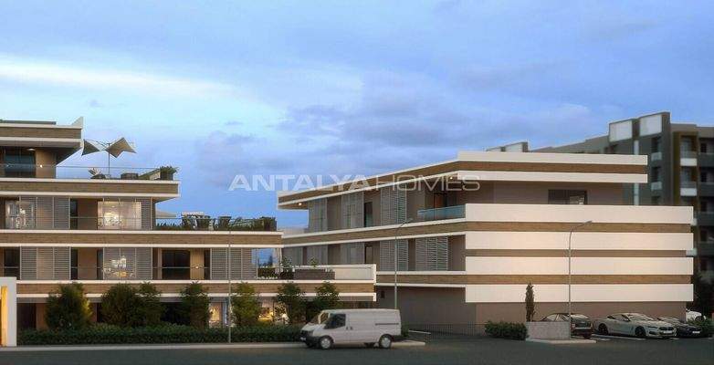 Flats with Private Gardens and Balconies in Aksu Antalya