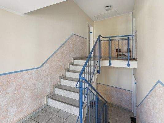 Treppe zur Wohnung