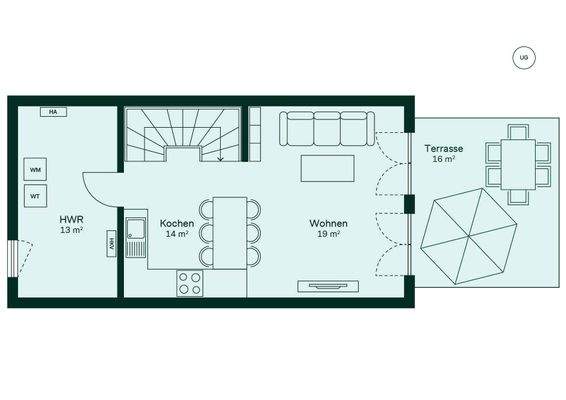 Geräumiges Untergeschoss im Neubauprojekt Wurmtalg