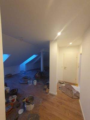 Renovierter Dachraum