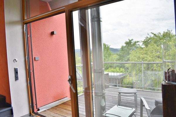 Balkon vor Wellnessbereich DG