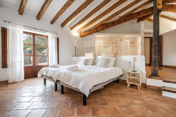 Eines der drei Schlafzimmer