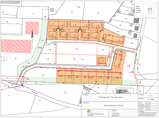 Übersichtsplan Privatgrundstücke