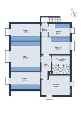Grundriss Keller
