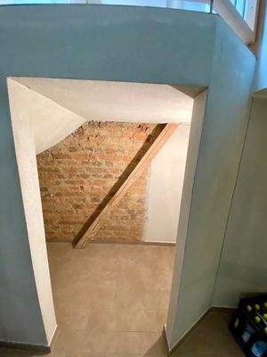 Abstellfläche im Eingangsbereich