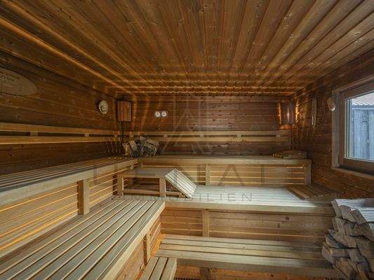 .. und Sauna.