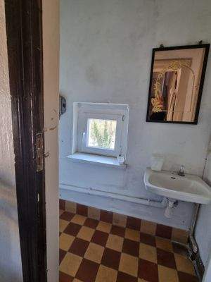 WC auf halber Treppe