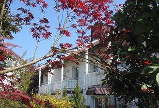 Blick vom Gartenweg SW