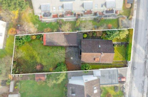 Drohnenaufnahme Grundstück