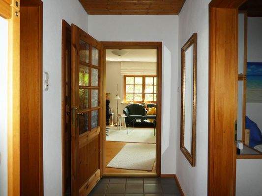 Blick zum Wohnzimmer