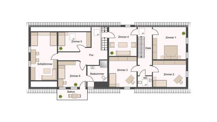 Grundriss Obergeschoss