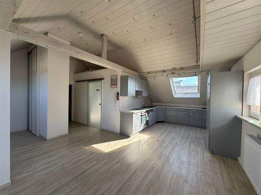 ... mit offener Küche ...