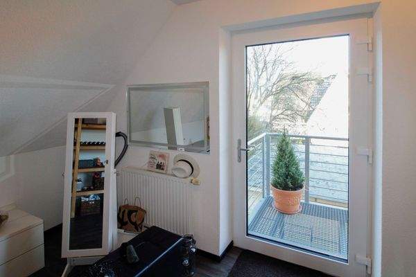 Vollglastür Eingang OG.