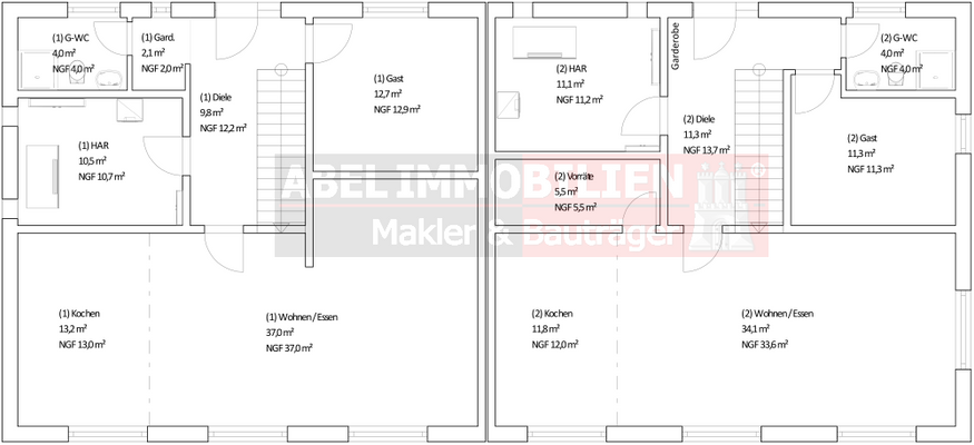 Grundrissvorschlag EG (änderbar)