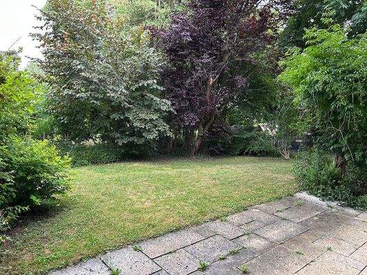 Eingewachsener Garten