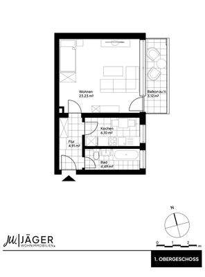 GRUNDRISS | 1. Obergeschoss