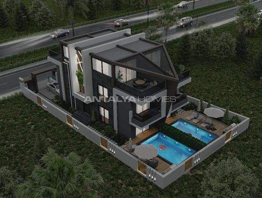 Elegant Villas with Private Pool and Garden in Muratpasa Antalya