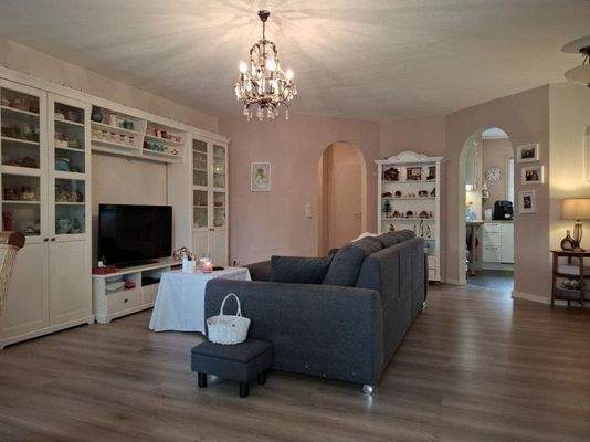 Der großzügige Wohnbereich