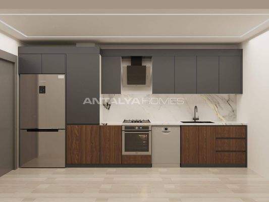 Apartments in a Complex with Pool and Parking in Antalya