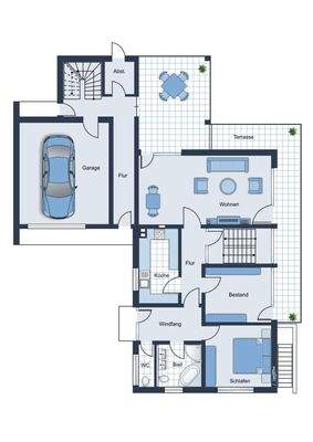 Grundriss Erdgeschoss