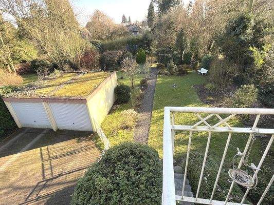 Der Blick vom Balkon